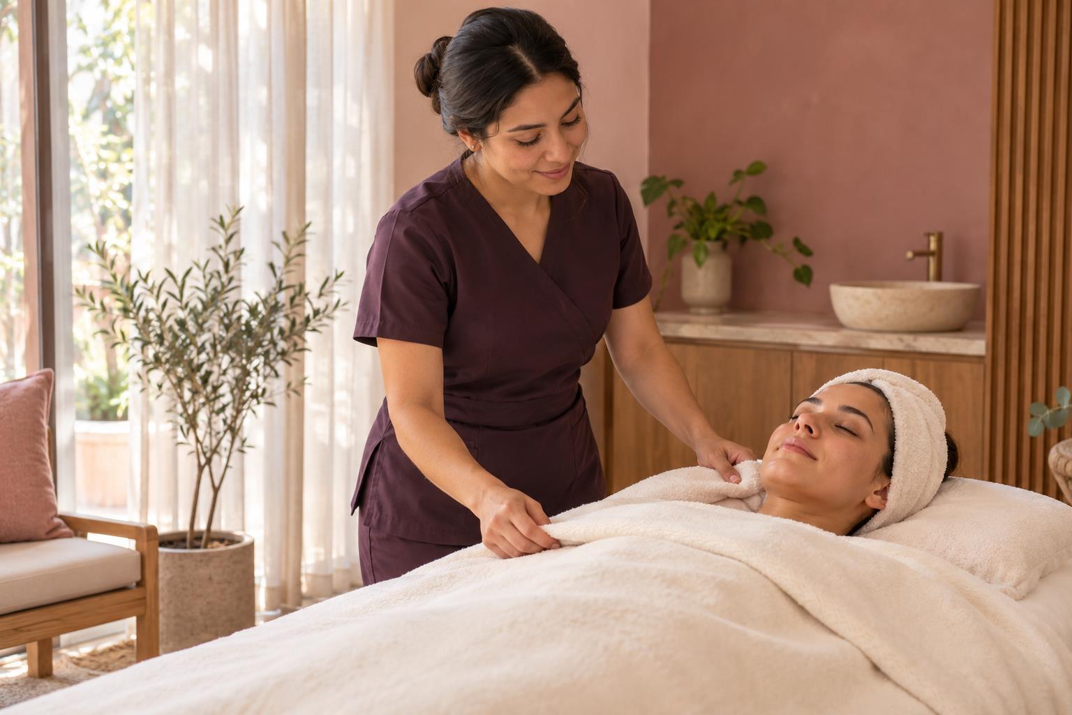 Escena ilustrativa de spa